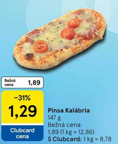 Pinsa Kalábria, 147 g 
