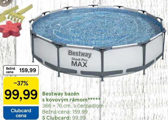 Bestway bazén s kovovým rámom