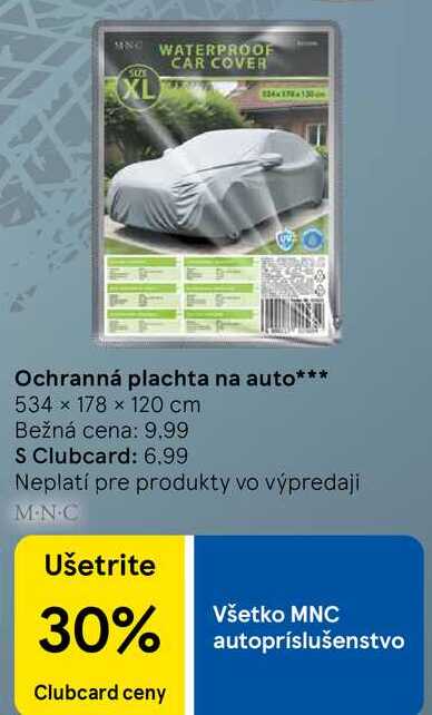 Ochranná plachta na auto