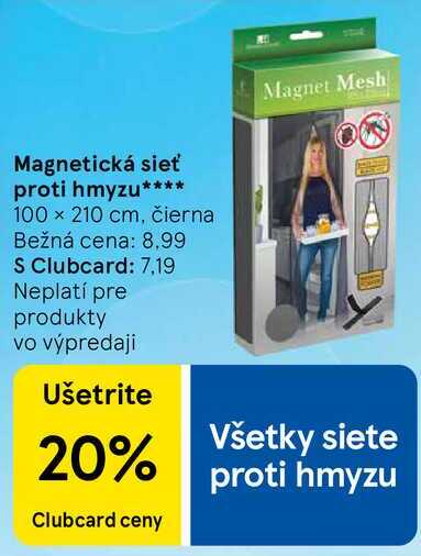 Magnetická sieť proti hmyzu