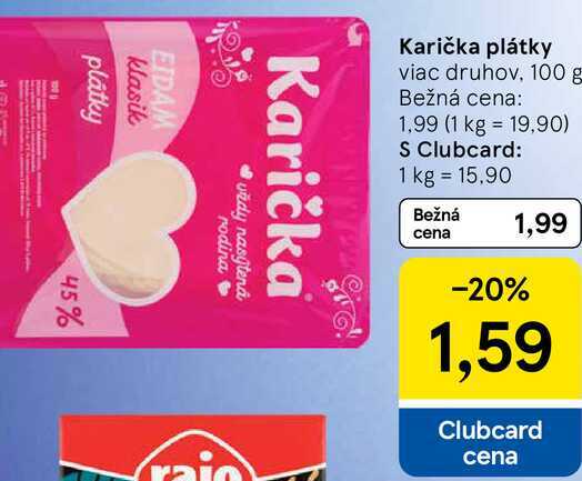 Karička plátky, 100 g