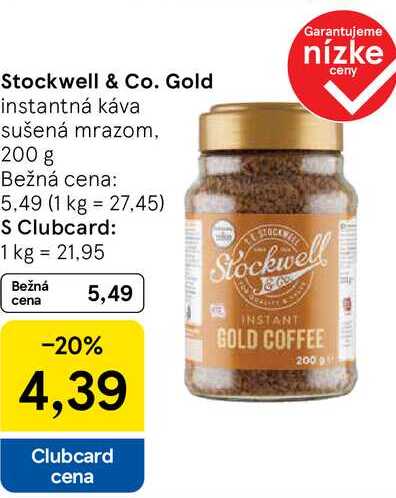 Stockwell & Co. Gold, 200 g
