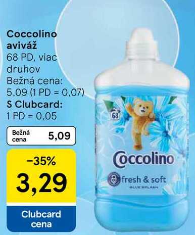 Coccolino aviváž, 68 PD