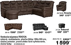 Sedacia súprava ROCCA