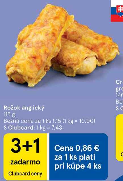 Rožok anglický, 115 g