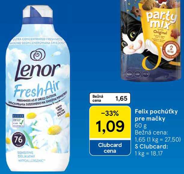 Lenor aviváž, 76 PD