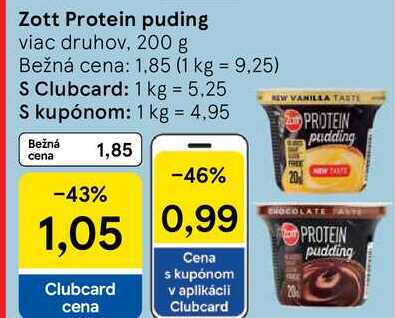 Zott Protein puding, 200 g