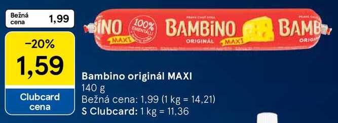 Bambino originál MAXI, 140 g 