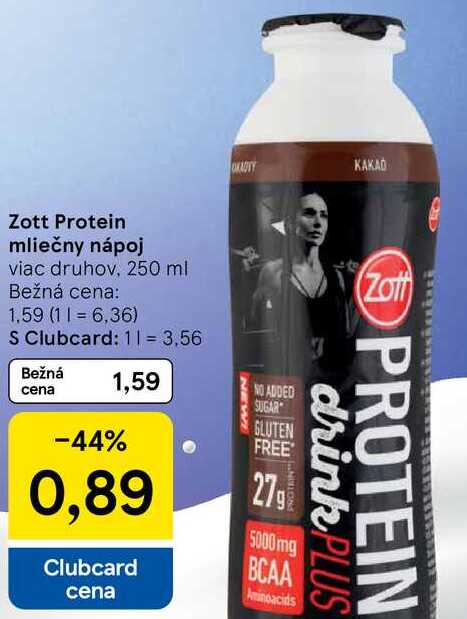 Zott Protein mliečny nápoj, 250 ml 