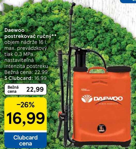 Daewoo postrekovač ručný