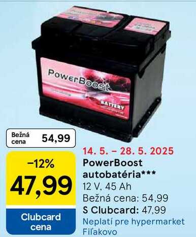 PowerBoost autobatéria