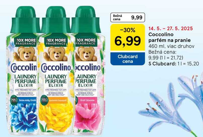 Coccolino parfém na pranie, 460 ml