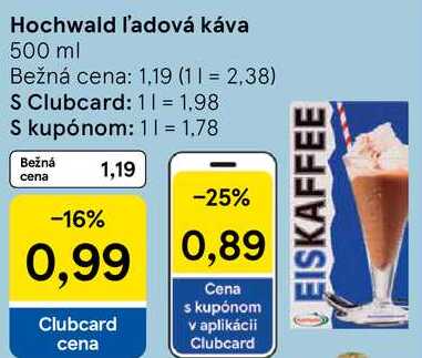 Hochwald l'adová káva, 500 ml 