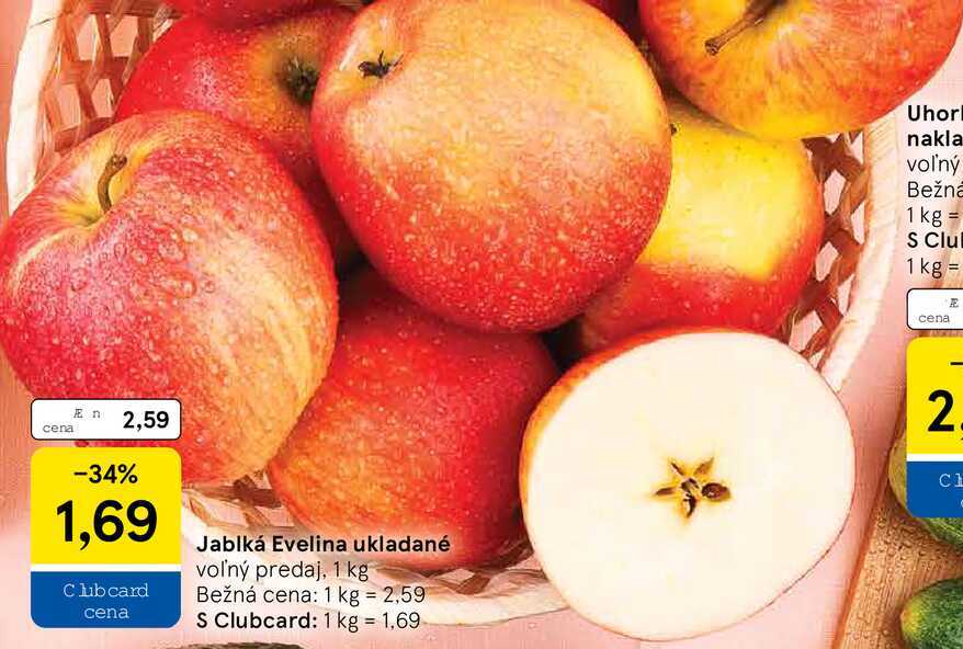 Jablká Evelina ukladané, 1 kg
