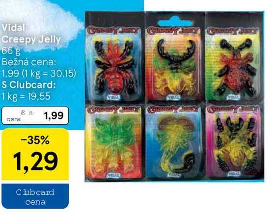 Vidal Creepy Jelly, 66 g