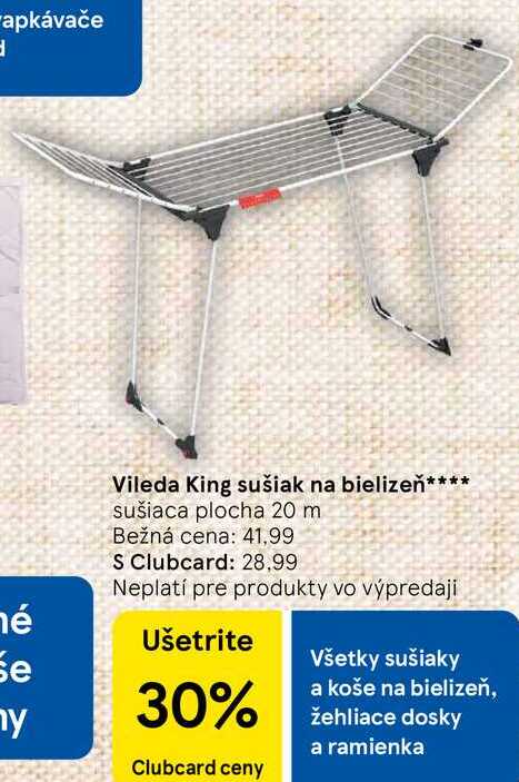 Vileda King sušiak na bielizeň