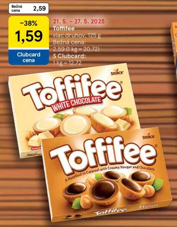 Toffifee, 125 g