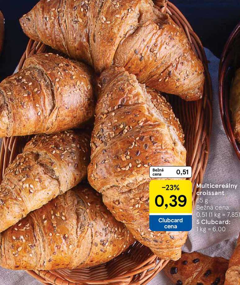 Multicereálny croissant, 65 g 