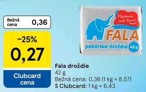 Fala droždie, 42 g 