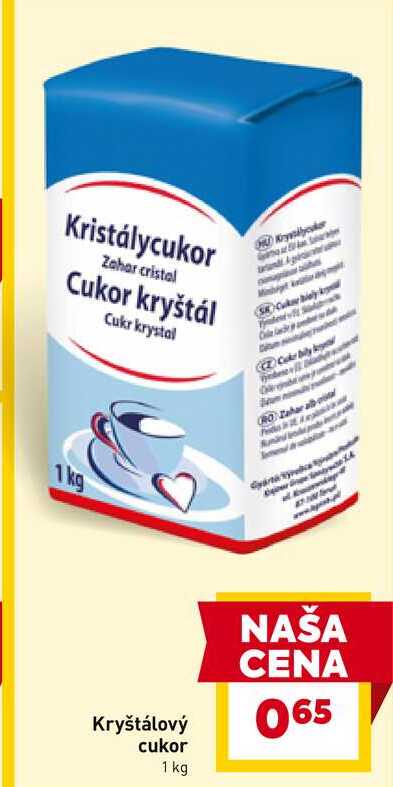 Cukr krystal 1 kg 