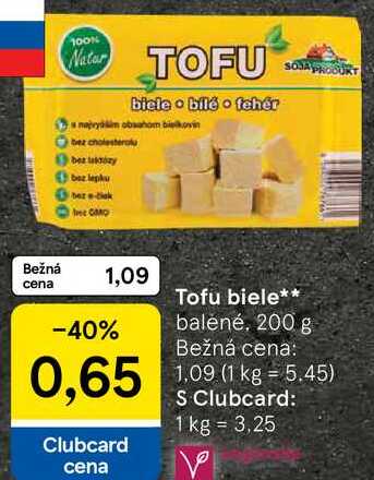 Tofu biele, 200 g 