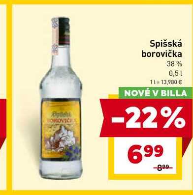 Spišská Borovička 0,5 l