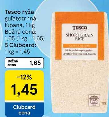 Tesco ryža, 1 kg