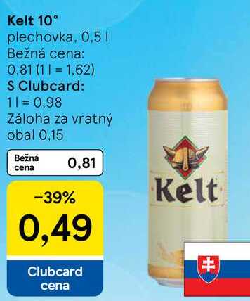 Kelt 10°, 0,5 l