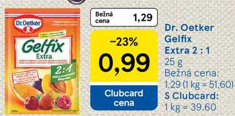 Dr. Oetker Gelfix Extra 2 : 1, 25 g