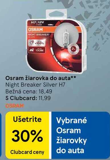 Osram žiarovka do auta