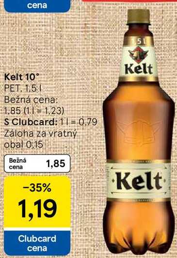 Kelt 10°, 1,5 l