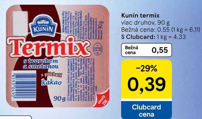 Kunín termix, 90 g 