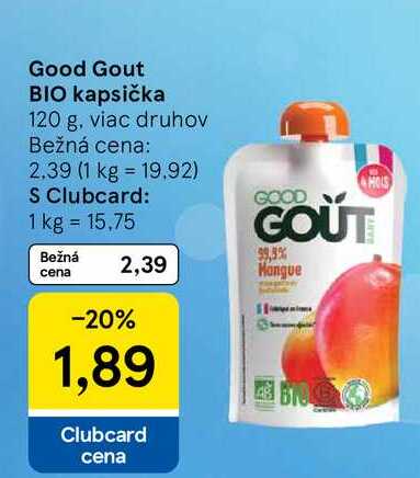 Good Gout BIO kapsička, 120 g