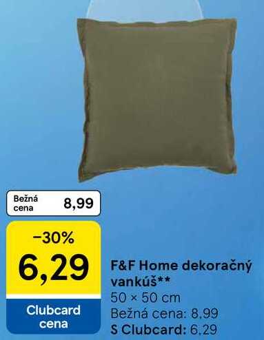 F&F Home dekoračný vankúš