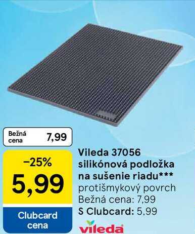 Vileda 37056 silikónová podložka na sušenie riadu