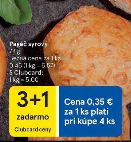Pagáč syrový 72 g 