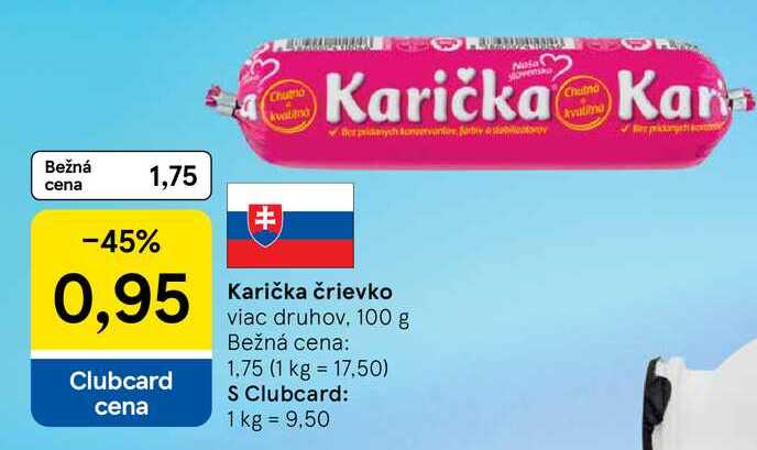 Karička črievko viac druhov 100 g