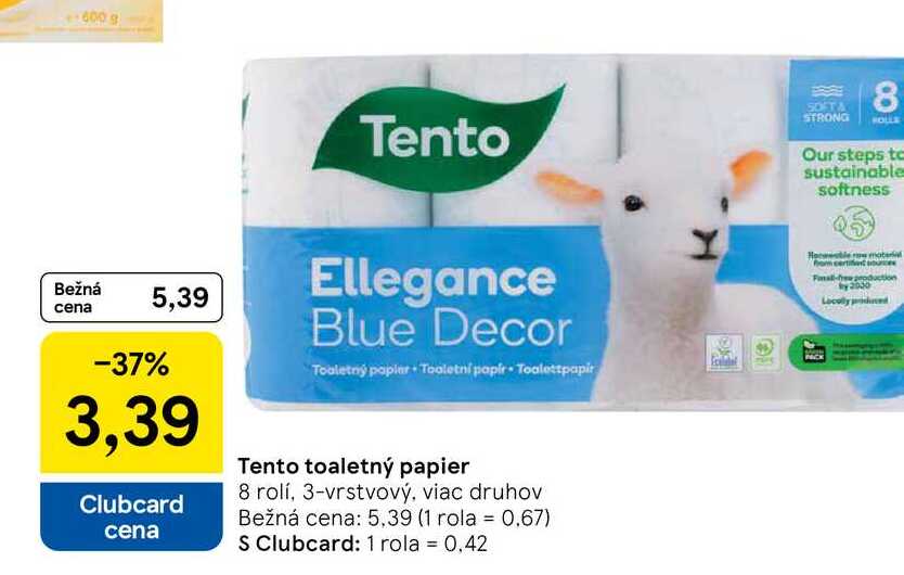 Tento Ellegance 8 ks, 3vr.