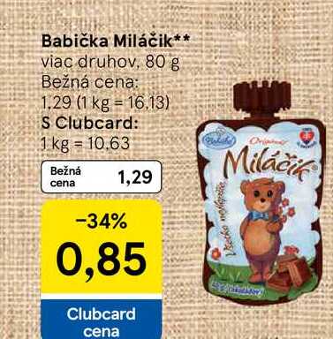 Babička Miláčik 80 g