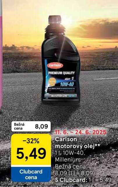 Carlson motorový olej1l, 10W-40
