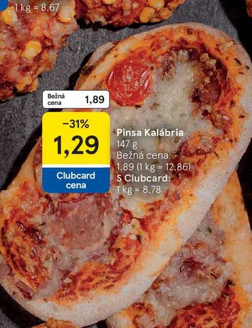 Pinsa Kalábria 147 g