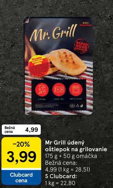 Mr Grill údený oštiepok na grilovanie 175 g +50 g omáčka 
