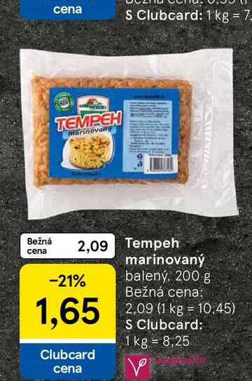 Tempeh marinovaný balený, 200 g  