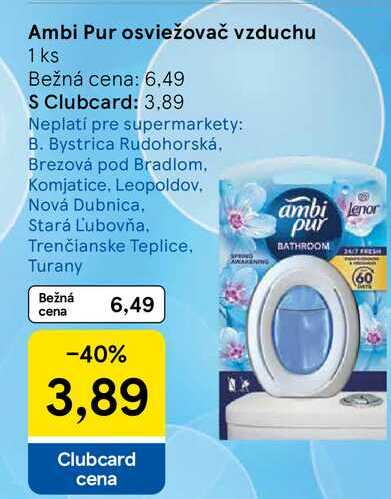 Ambi Pur osviežovač vzduchu 1 ks 