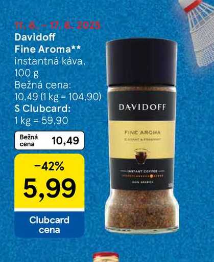 Davidoff Fine Aroma instantná káva, 100 g 