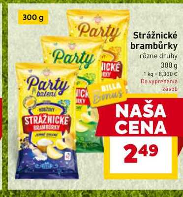 Strážnické brambůrky rôzne druhy 300 g