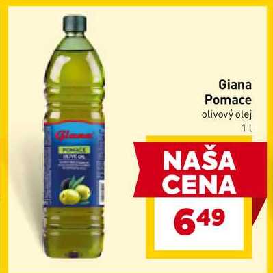 Giana Pomace olivový olej 1l