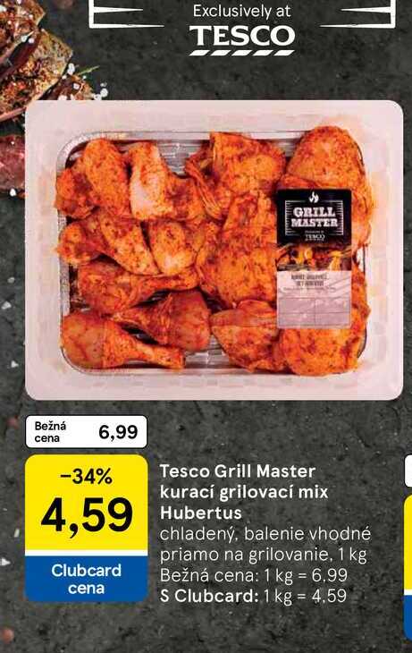 Grill Master kurací grilovací mix Hubertus chladený, balenie vhodné priamo na grilovanie, 1 kg 