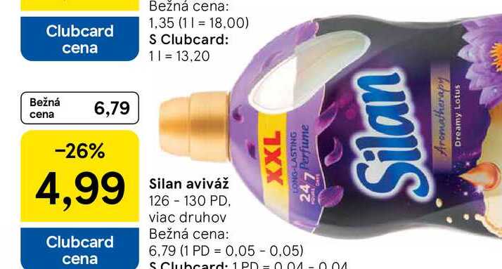 Silan aviváž 126-130 PD, viac druhov