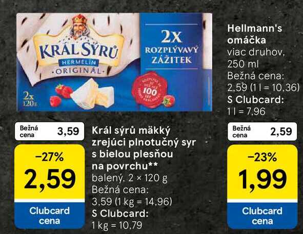 Král Sýrů 2x120 g